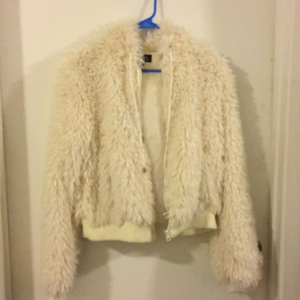 Furry Bomber Jacket